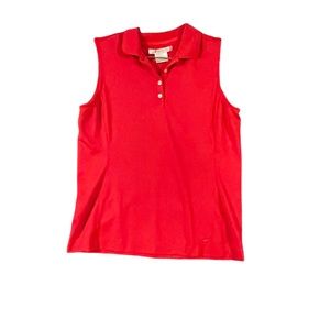 Nike Golf Red Collared Shirt